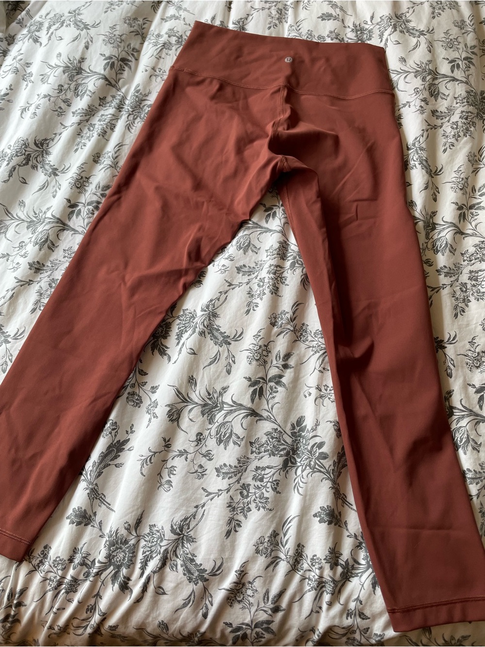 Lululemon WUNDER UNDER Rust Leggings